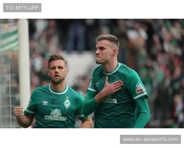 不莱梅球队在场上展现出色的团队合作，轻松取胜，不莱梅球迷